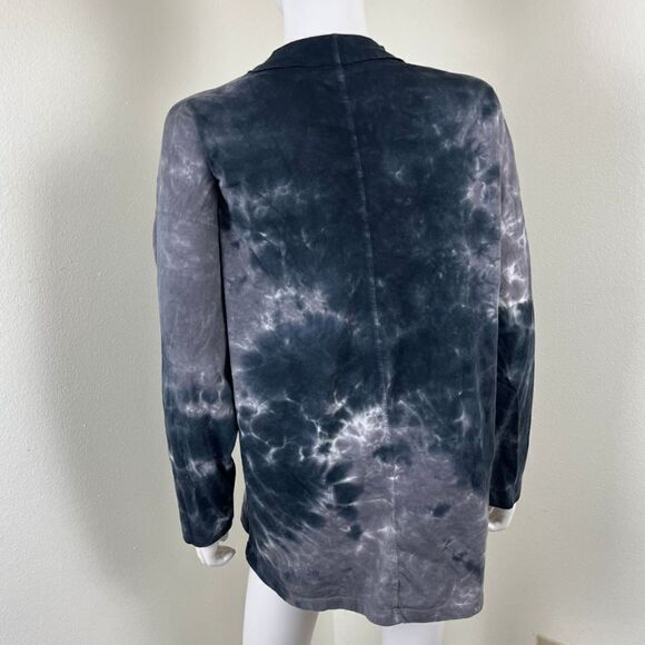 Free People Womens Size S Be Free Tie Dye Tee Charcoal Combo Cotton Crew Shirt - Picture 14 of 15